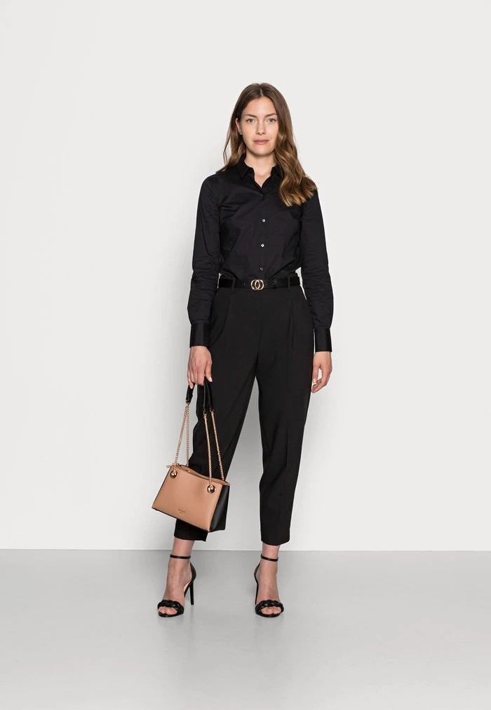 Chemise ANNA FIELD Anna Field Button-down Blouse Noir Femme | RPH-8779028